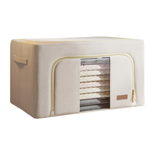 Caja de almacenamiento de ropa plegable de algodón