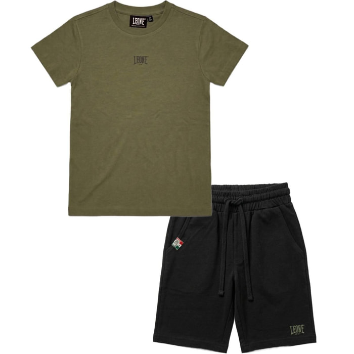 Conjunto básico de camiseta y bermudas para niños