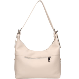 Borsa a spalla da donna In Vera pelle Made in Italy 30x30x9 cm