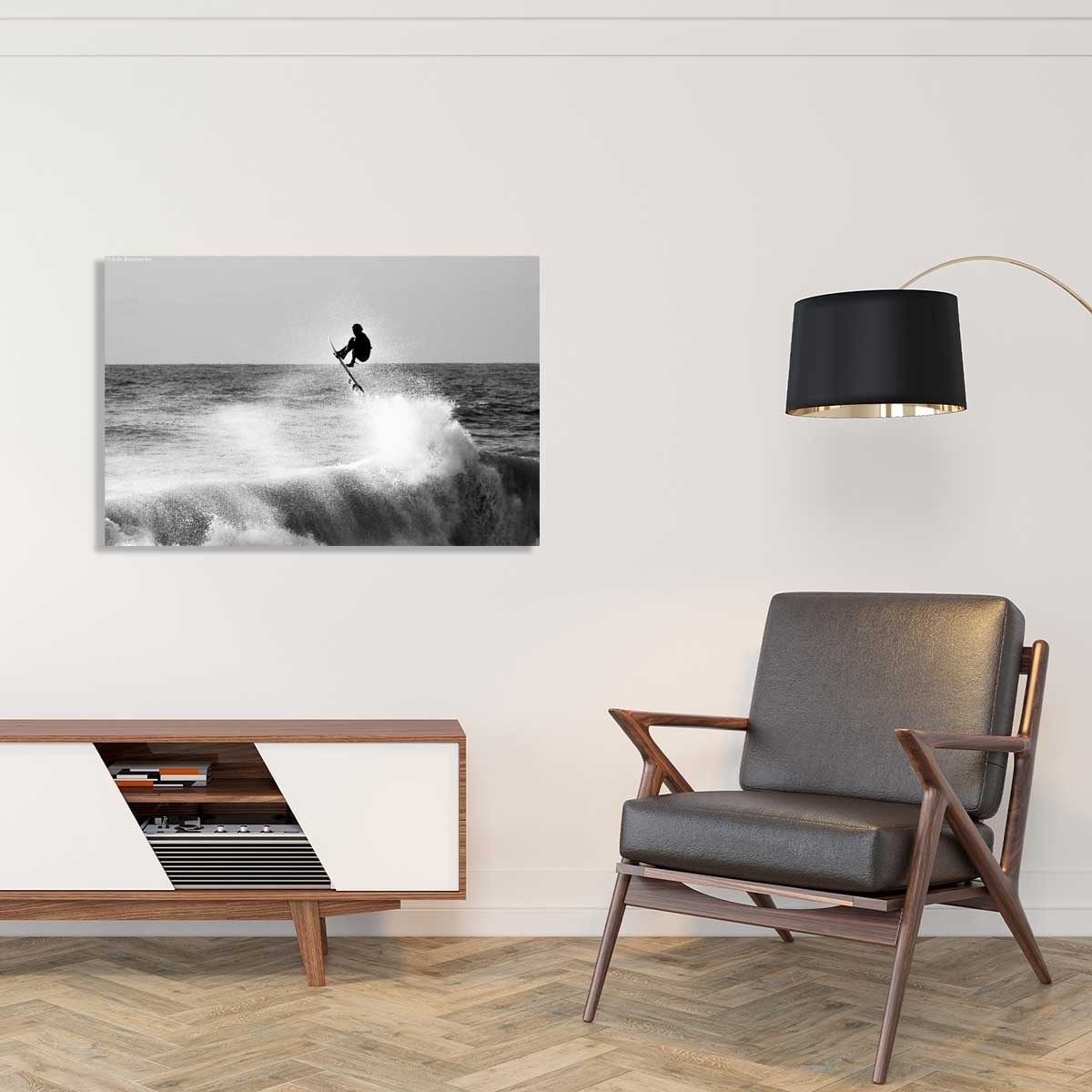 Tableau surf hossegor Toile imprimée