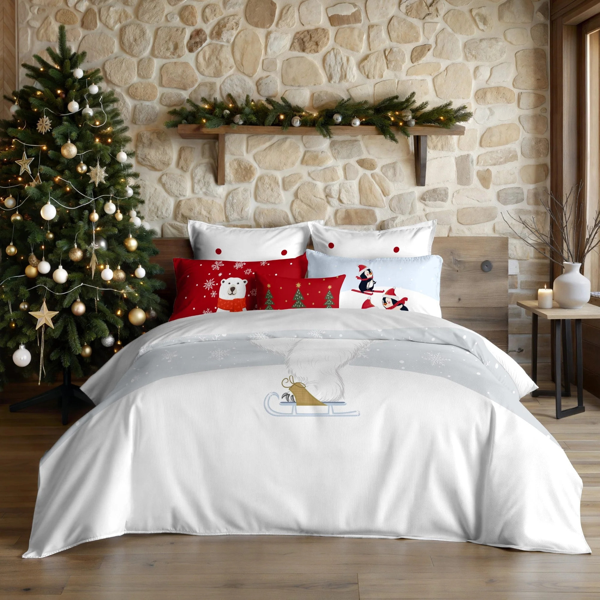 Housse de couette avec boutons-pression Laponia 55