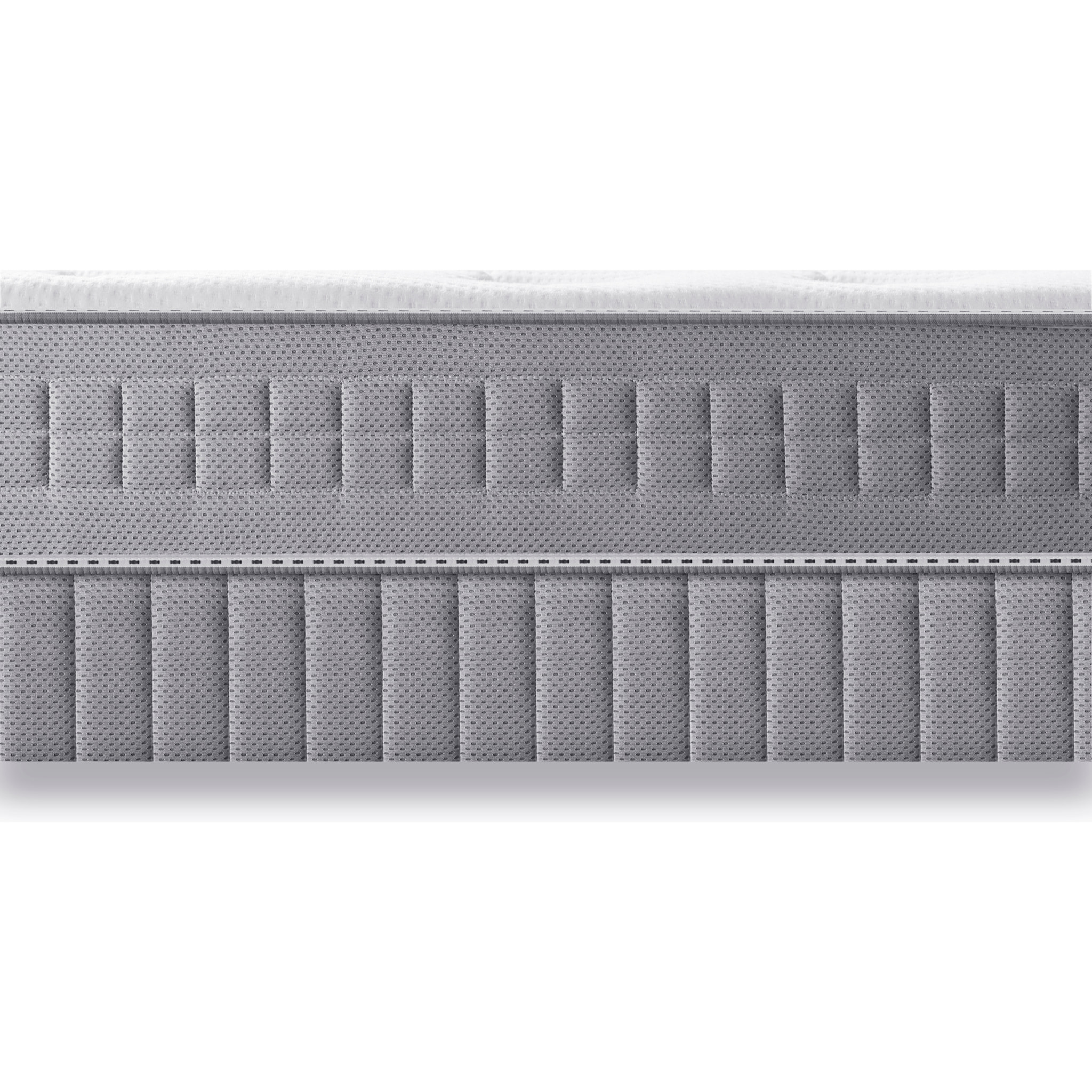 Ensemble INITIAL matelas H23 ressort ensachés, ferme, sommier