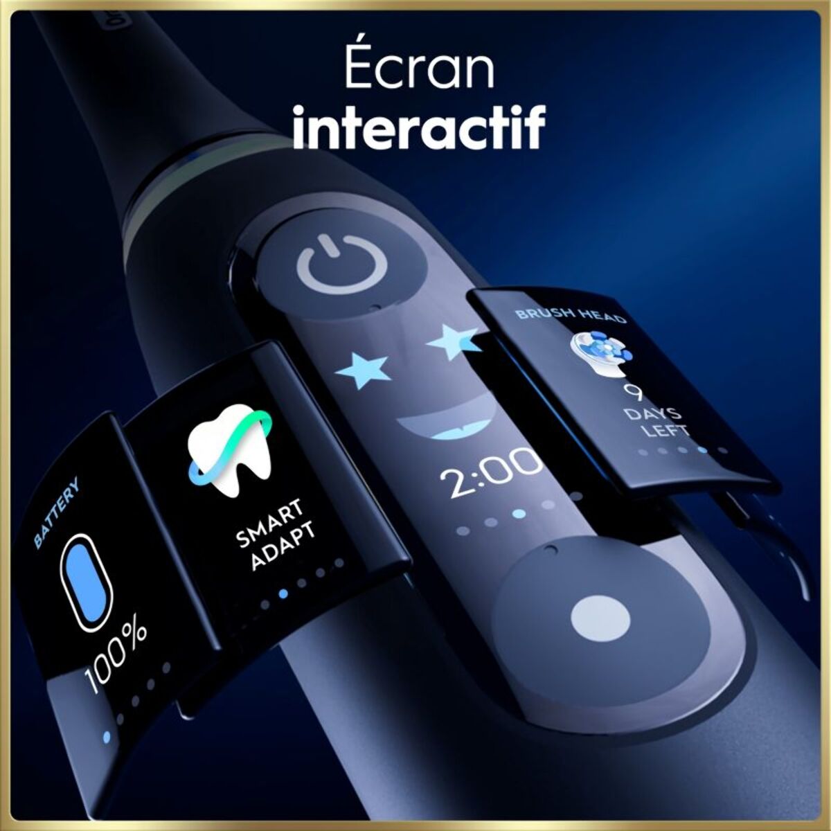 Brosse à dents électrique ORAL-B iO9 Series Black Onyx Luxe Edition