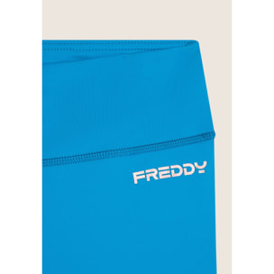 Leggings corsaro vita alta in tessuto tecnico quick dry