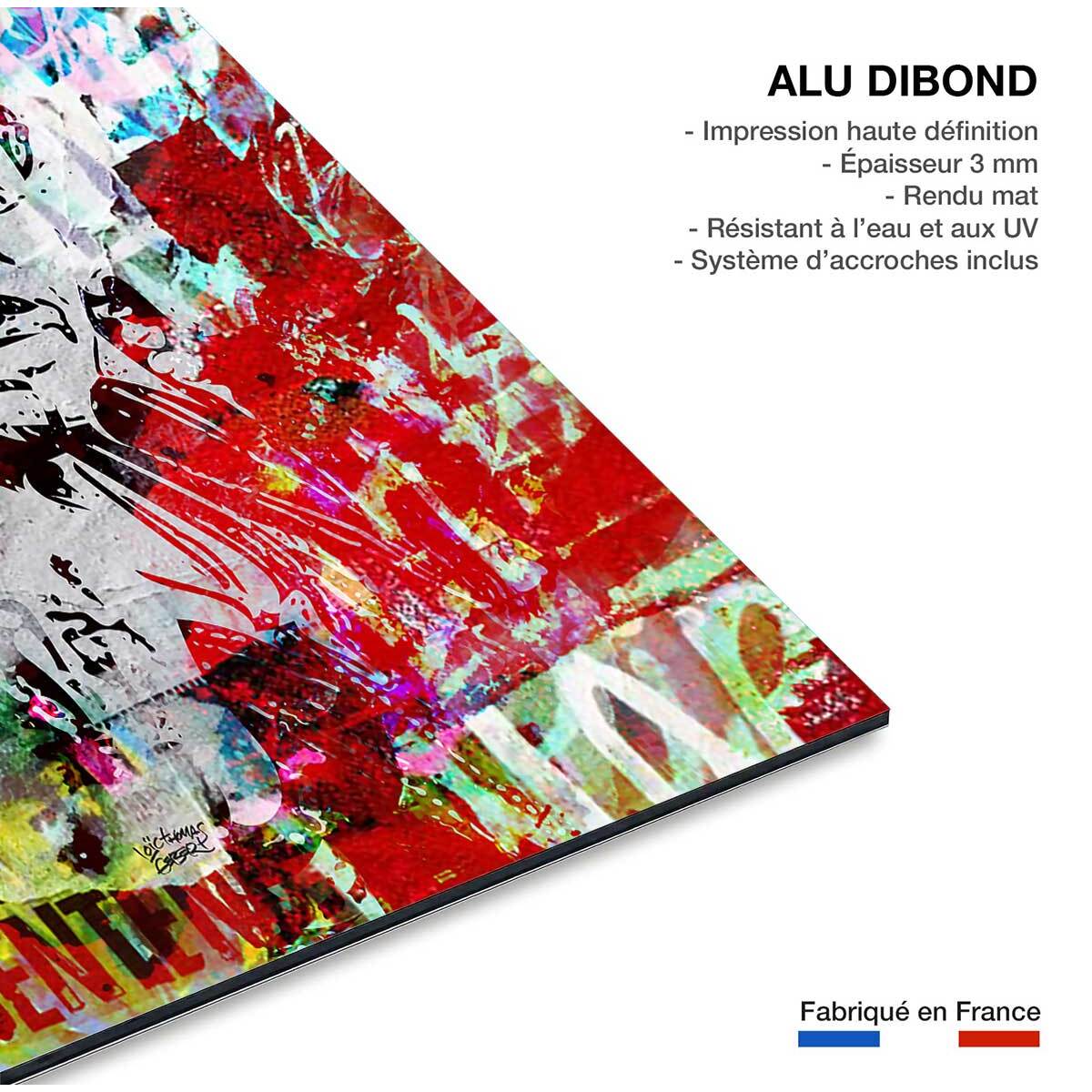 Tableau johnny street  Tableau alu Dibond