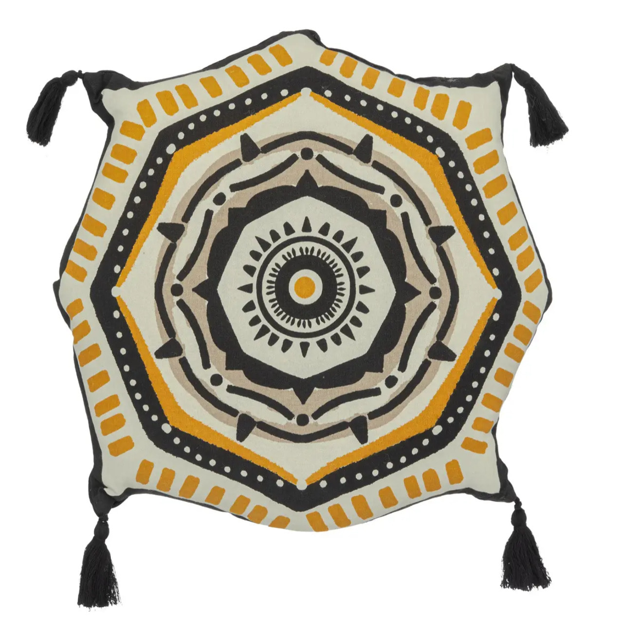 Coussin "Tribal" en coton 43x43cm