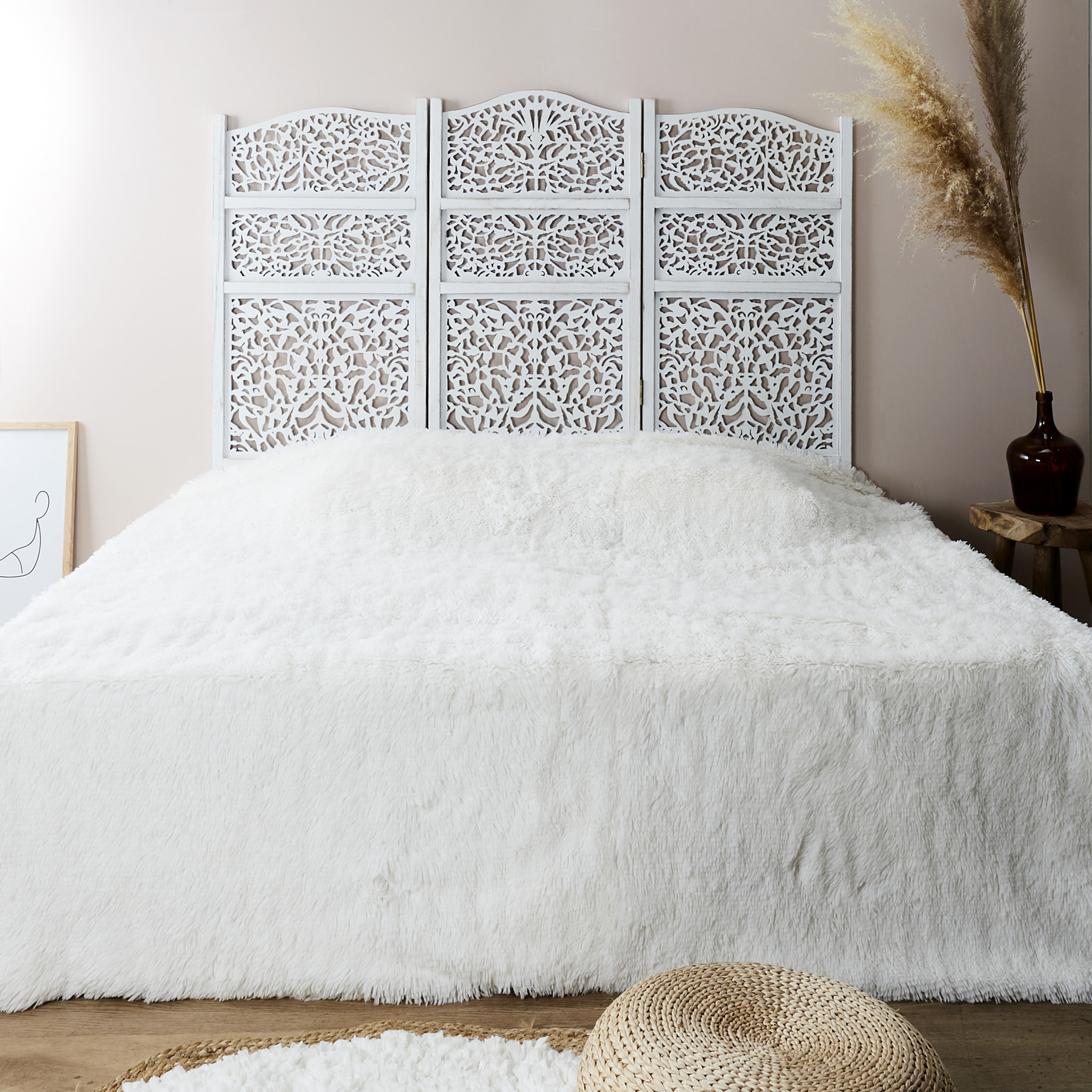 Tete De Lit Romantique 141x132cm