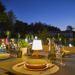 Lampe de table STANDY WOOD H25CM