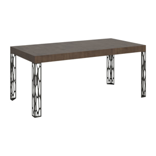 Tavolo allungabile 90x200/304 cm Ghibli noce telaio Antracite