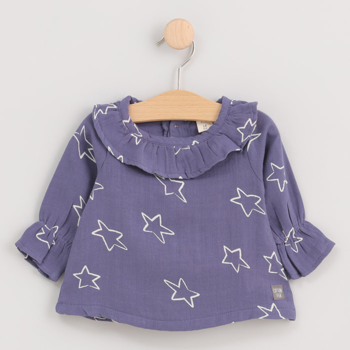 Blusa muselina Winter Sky Girl