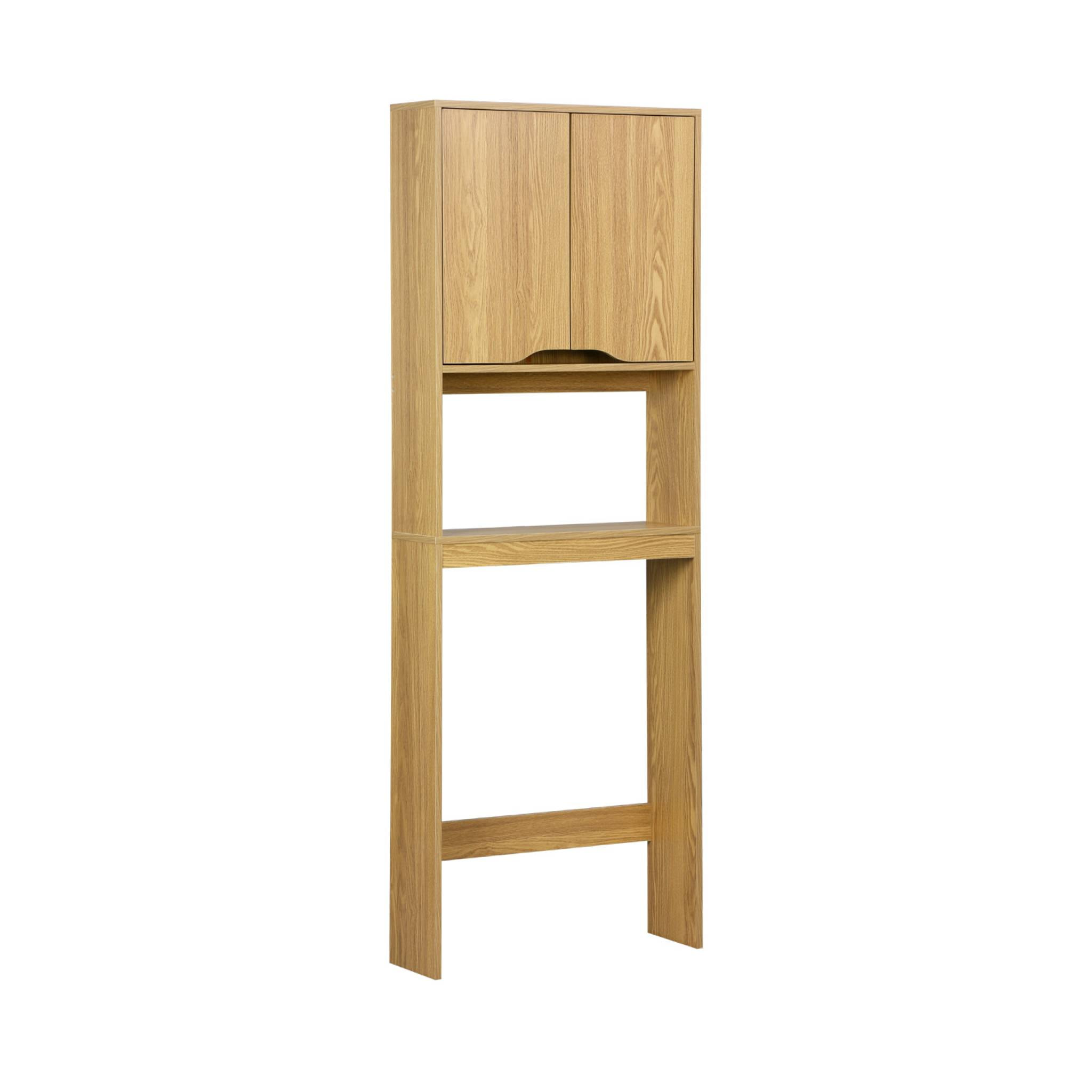 Etagère / meuble WC vintage décor bois NEPAL