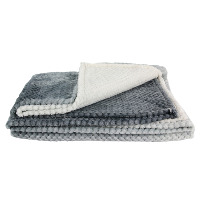 Plaid - HOME DECO FACTORY - Tie And Dye - Gris