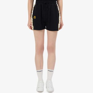 Kappa - Pantalones cortos Mujer Negro - 222 Banda Ivissa