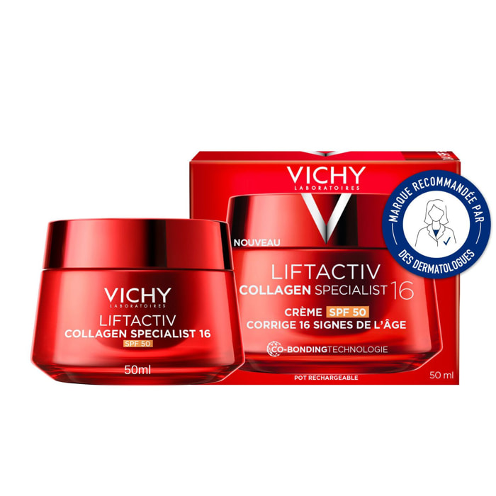 Liftactiv Collagen SPF50 - Crème de Jour Anti-âge Pro-Collagène