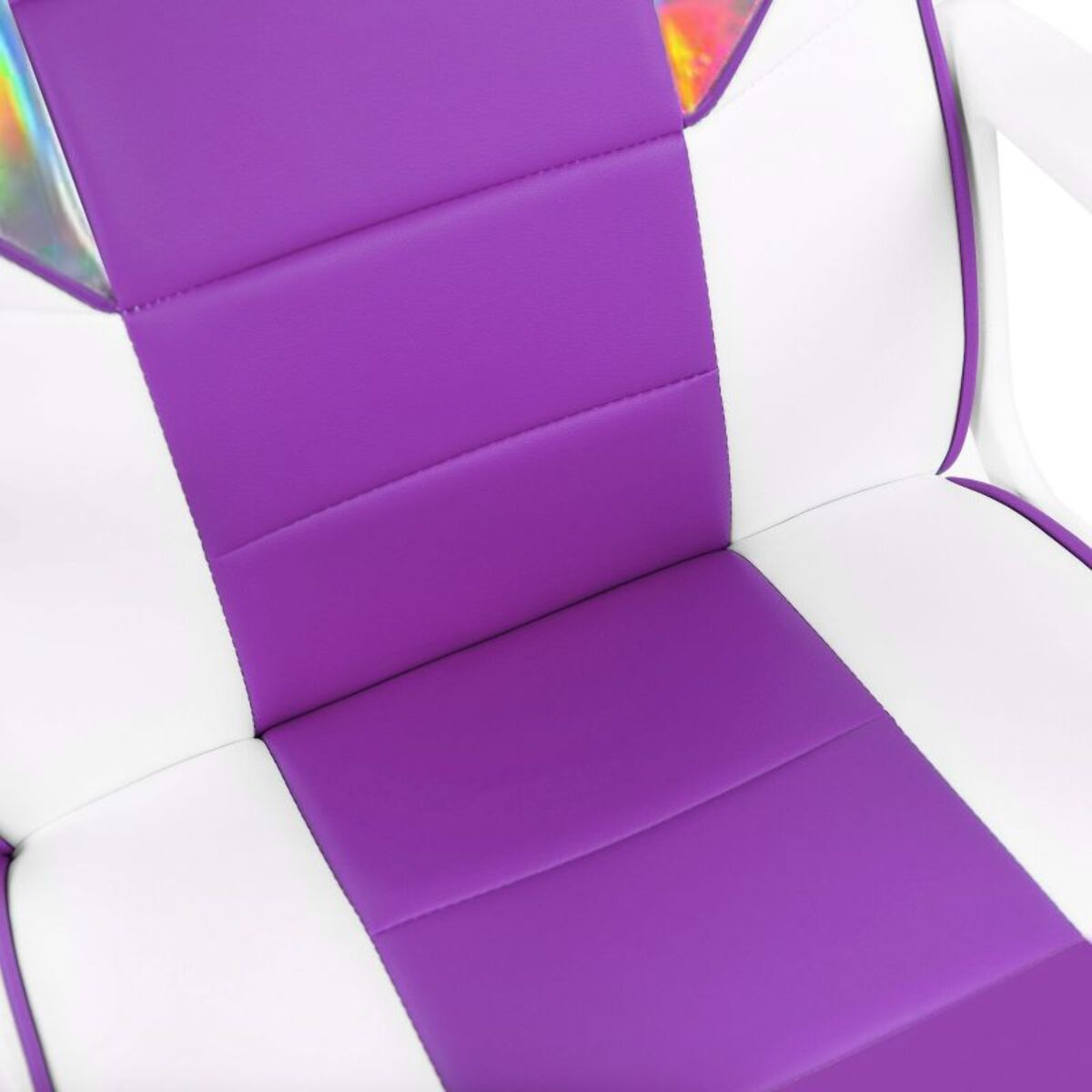 Silla gaming DRW Iris - Blanco - Morado DRW