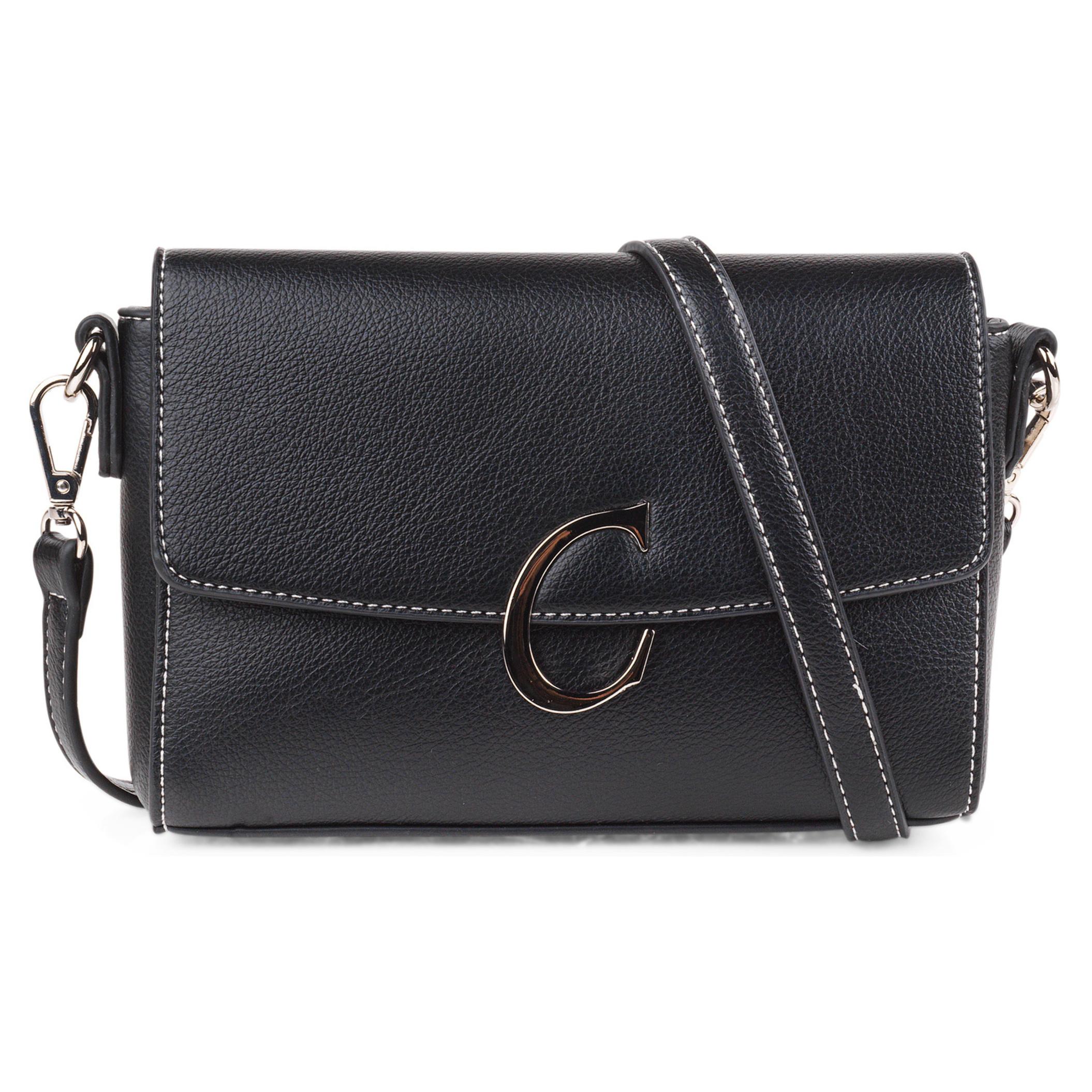 Bolso Bandolera Mujer Sint/Pu Cimarron Albany Negro