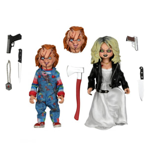 Bride Of Chucky Clothed Action Figura 2-pack Chucky & Tiffany 14 Cm Neca