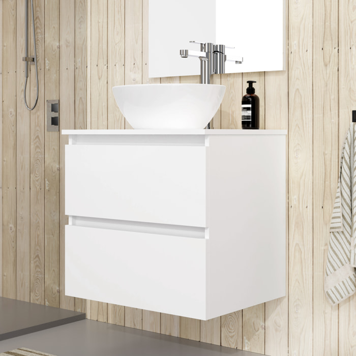 Conjunto de baño LILY SE, Alday, 60cm, Blanco Mate