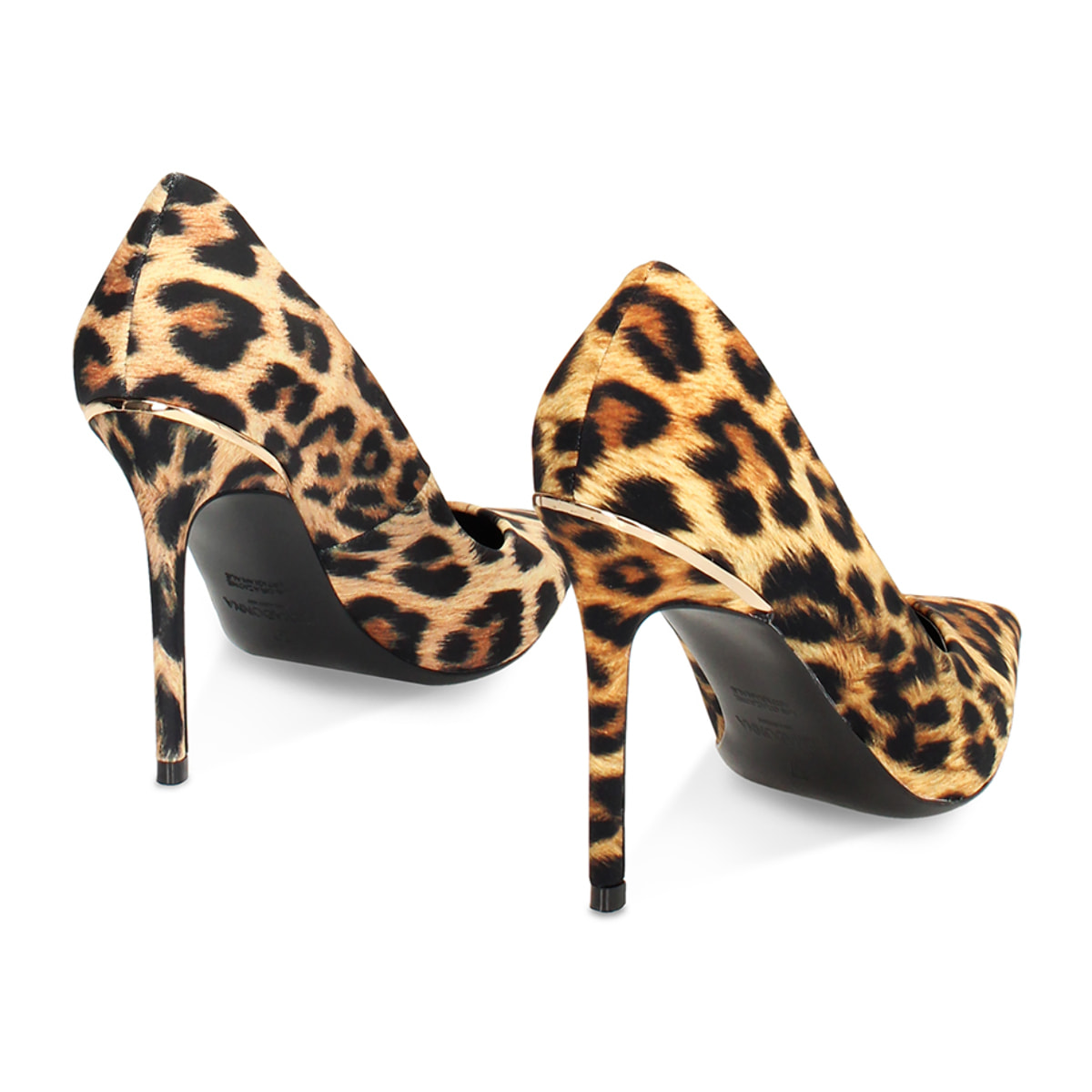 Zapatos de tacón de leopardo