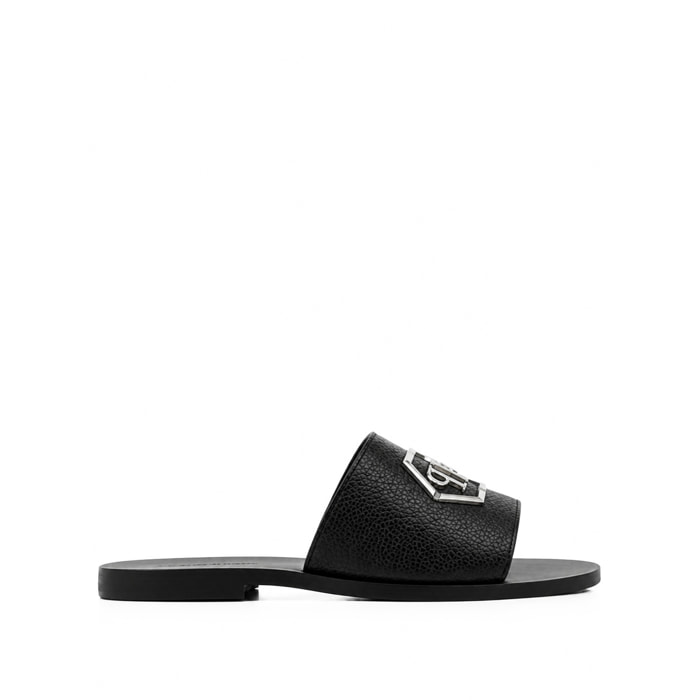 PHILIPP PLEIN Sandali piatti HEXAGON