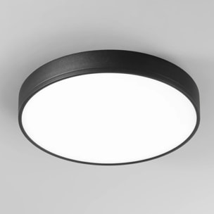 Plafoniera LED KLIO rotonda nera 64,8W 4000K (Luce naturale) 40 cm.