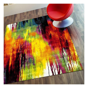 Tapis salon et chambre tissé motif géométrique SEMI