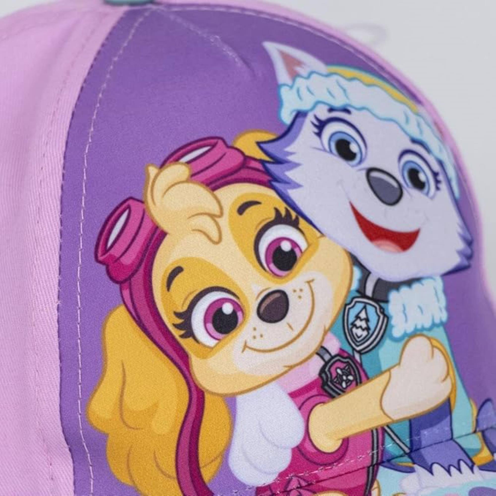 Gorra infantil con visera de la patrulla canina - color turquesa - medida de 53 cm - elaborada con 65% algodón y 35% poliéster - estampado de la patrulla canina