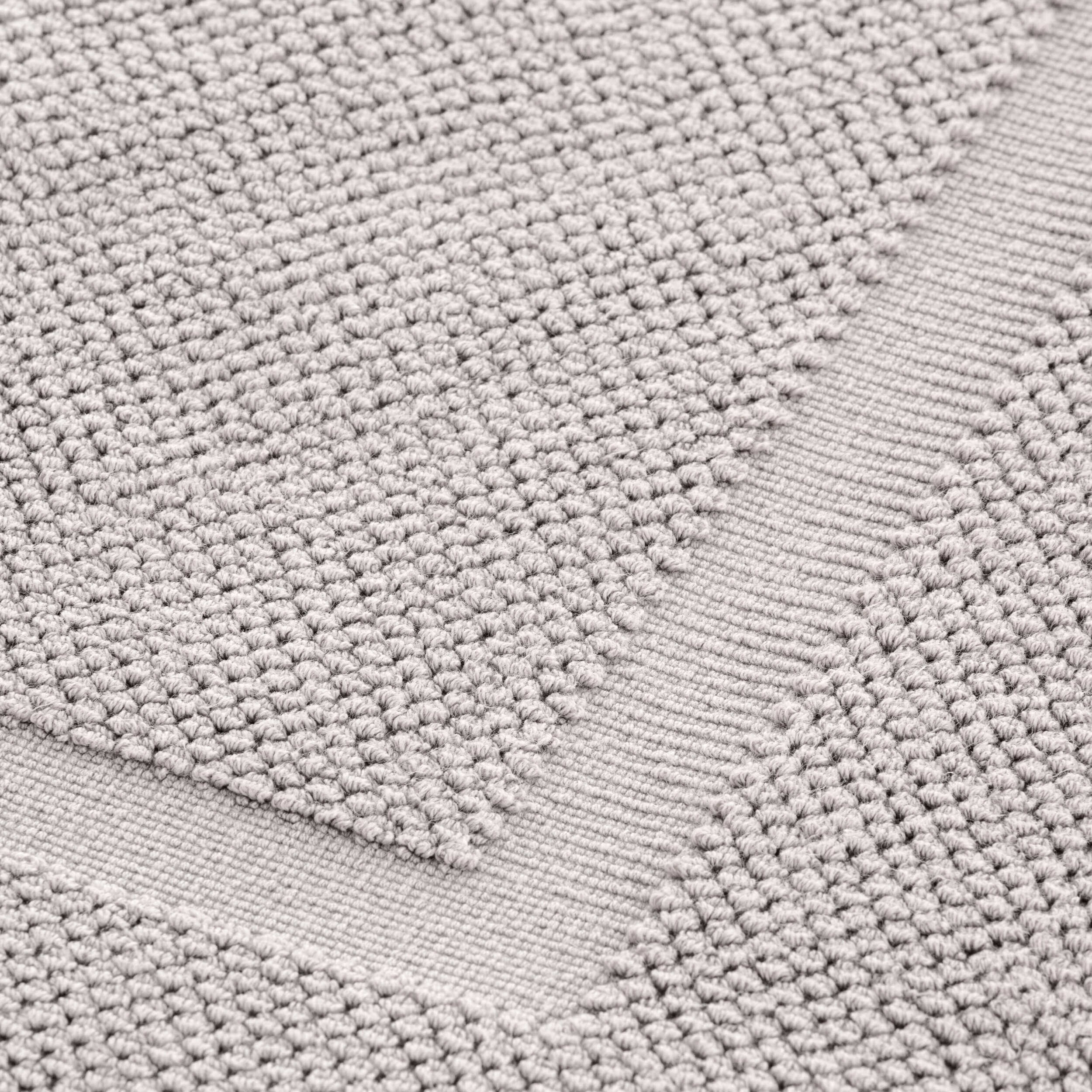 Tapis de bain 100% coton peigné 650 gr Light Pink 50x80