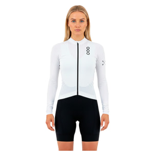 Maillot para mujer ECOON ROUBAIX - BLANCO