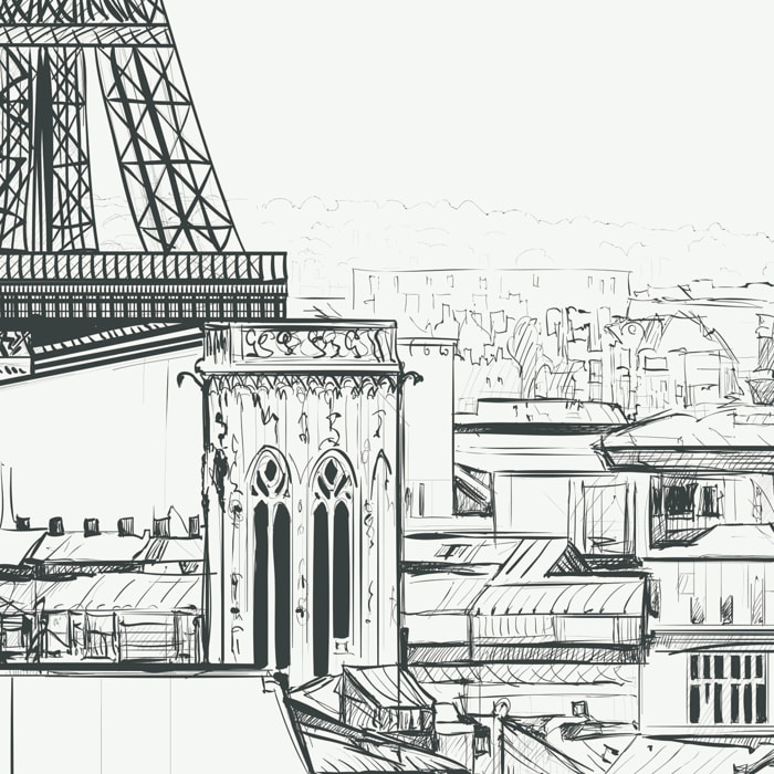 Papier peint panoramique Paname
