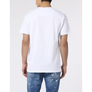 PHILIPP PLEIN Roundneck T-Shirt Puffy Red Skull Skull