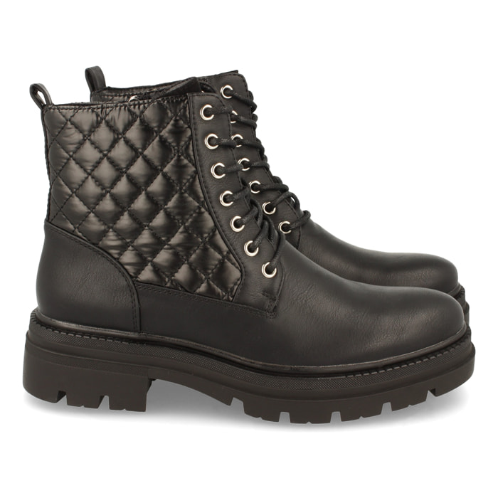 Botin de Plataforma con Cordones