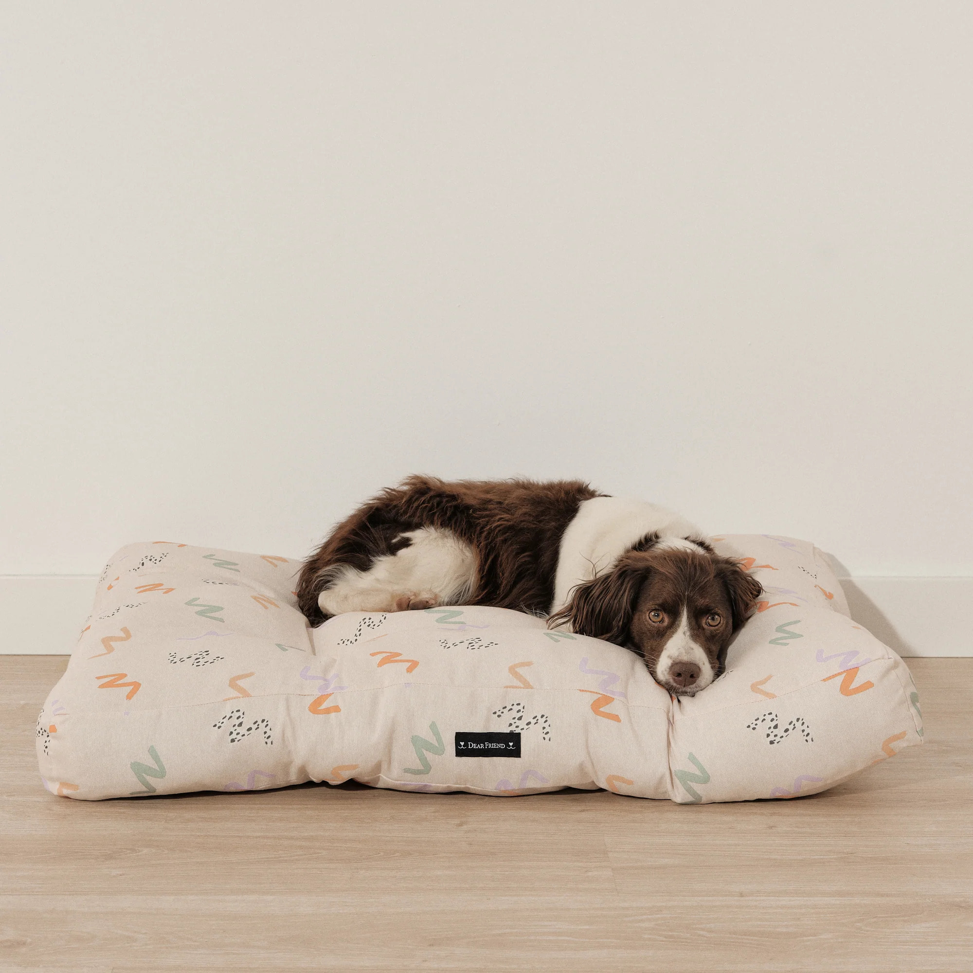 Lit épais et rembourré pour chiens et chats, 100 % coton anti-taches, pour animaux 0120-201