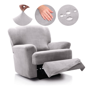 Funda TERCIOPELO ANTIMANCHAS Multi elástica para RELAX modelo VERONICA