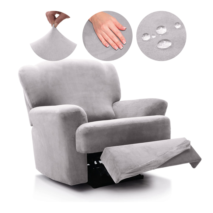 Funda TERCIOPELO ANTIMANCHAS Multi elástica para RELAX modelo VERONICA