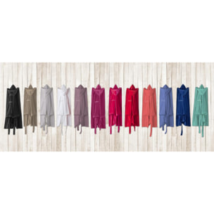 Peignoir mixte CASUAL - coton 380 g/m2 aubergine
