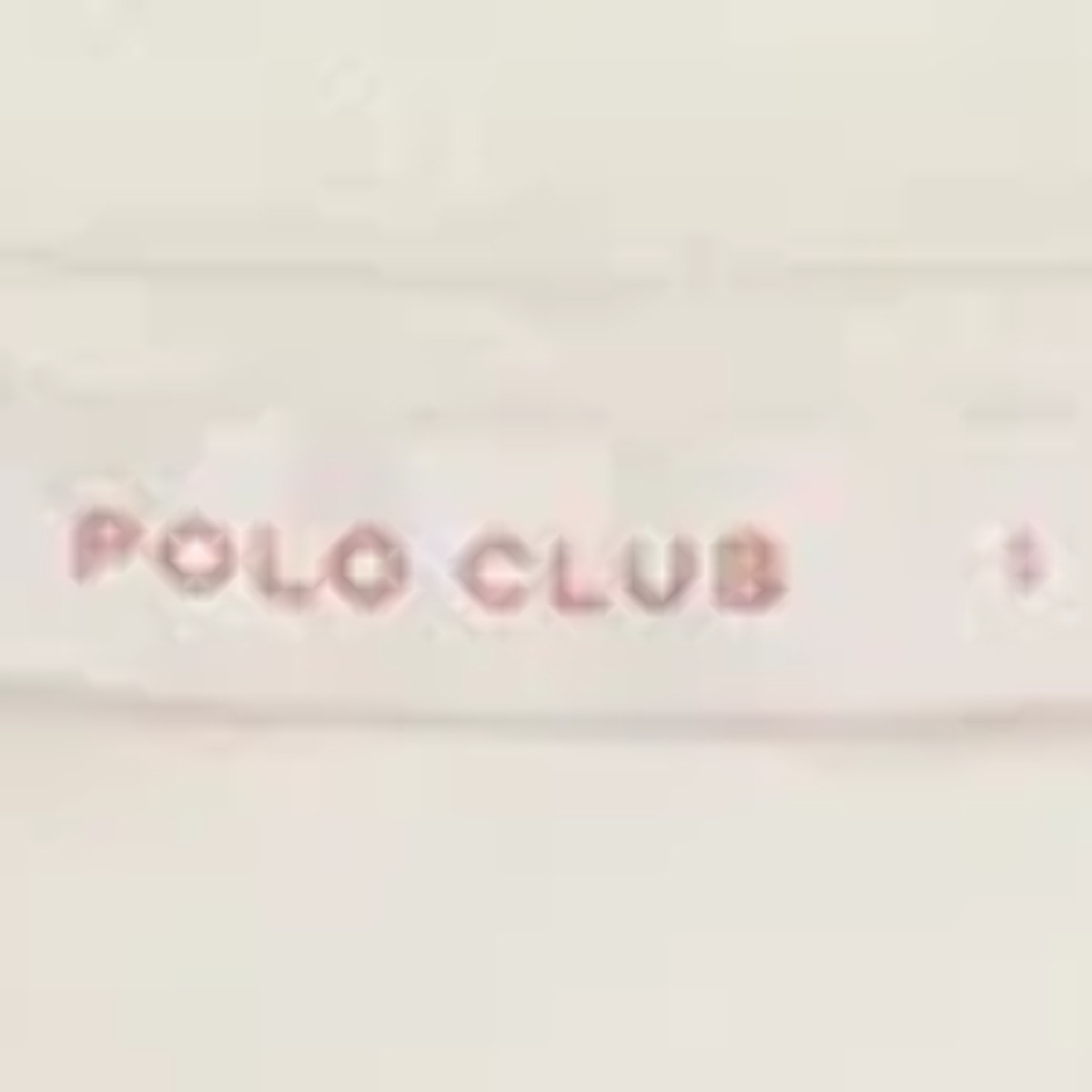Camiseta color crudo de manga larga en mezcla de lino con logo Polo Club