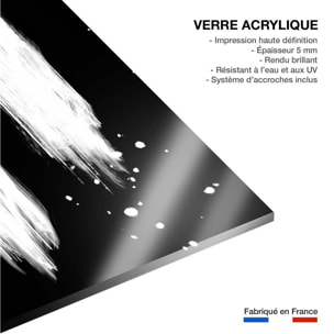 Tableau abstrait épreuve négative Tableau plexiglas