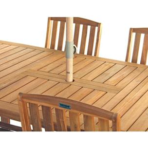 Tavolo allungabile da giardino in legno 180-240cm Brian