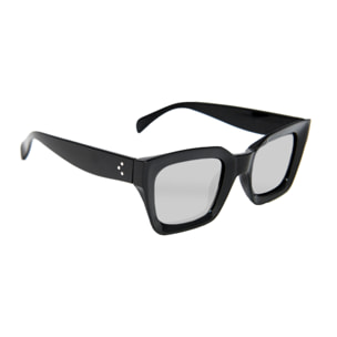 Gafas de sol OCEAN OSAKA - Negro brillante / Revo plateada