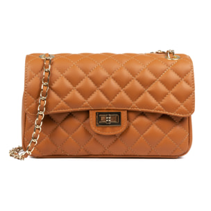 Caeli Borsa a spalla Donna.Pelle autentica Sauvage Trapuntato