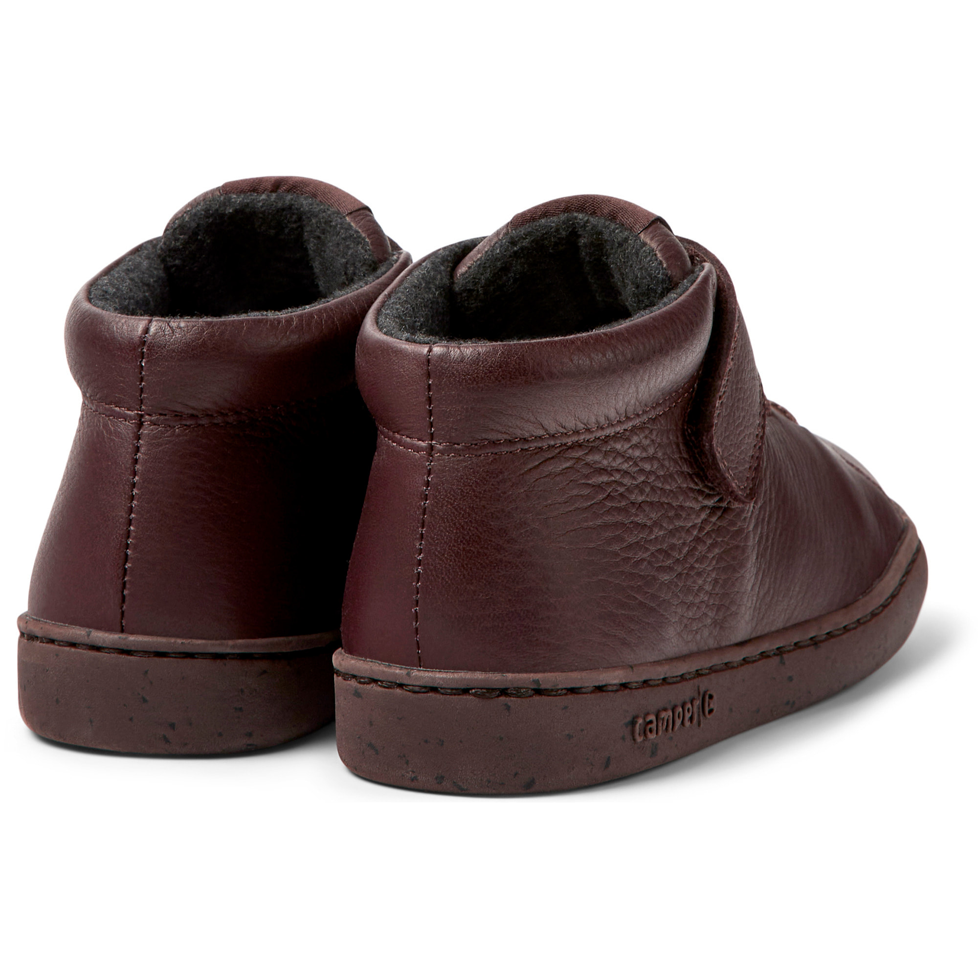 Botines - CAMPER Peu Touring - Burdeos - Cuero liso