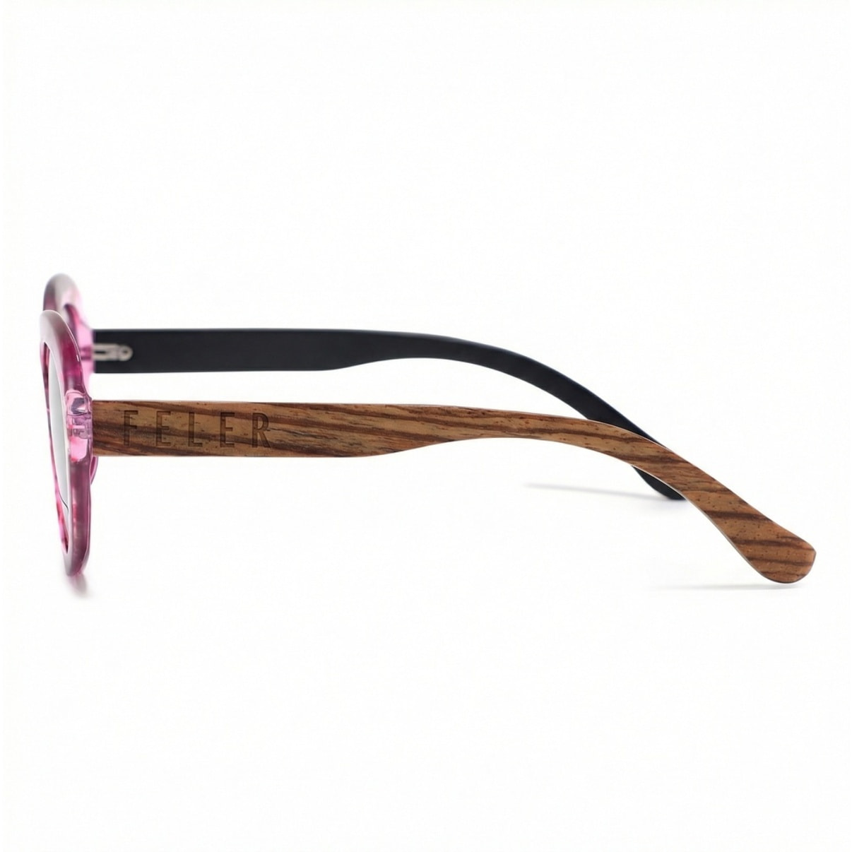 Gafas de Sol Feler 1555-8 Polarizadas de Madera Unisex 62 mm