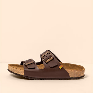 Sandalias NE50 VEGANO BROWN / WARAJI color Brown