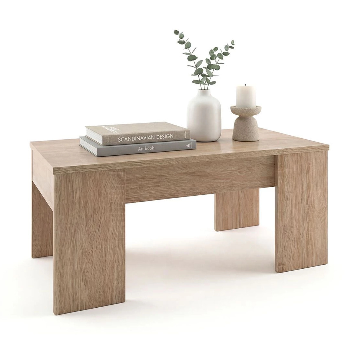 Mesa de centro elevable Vita Roble Canadian