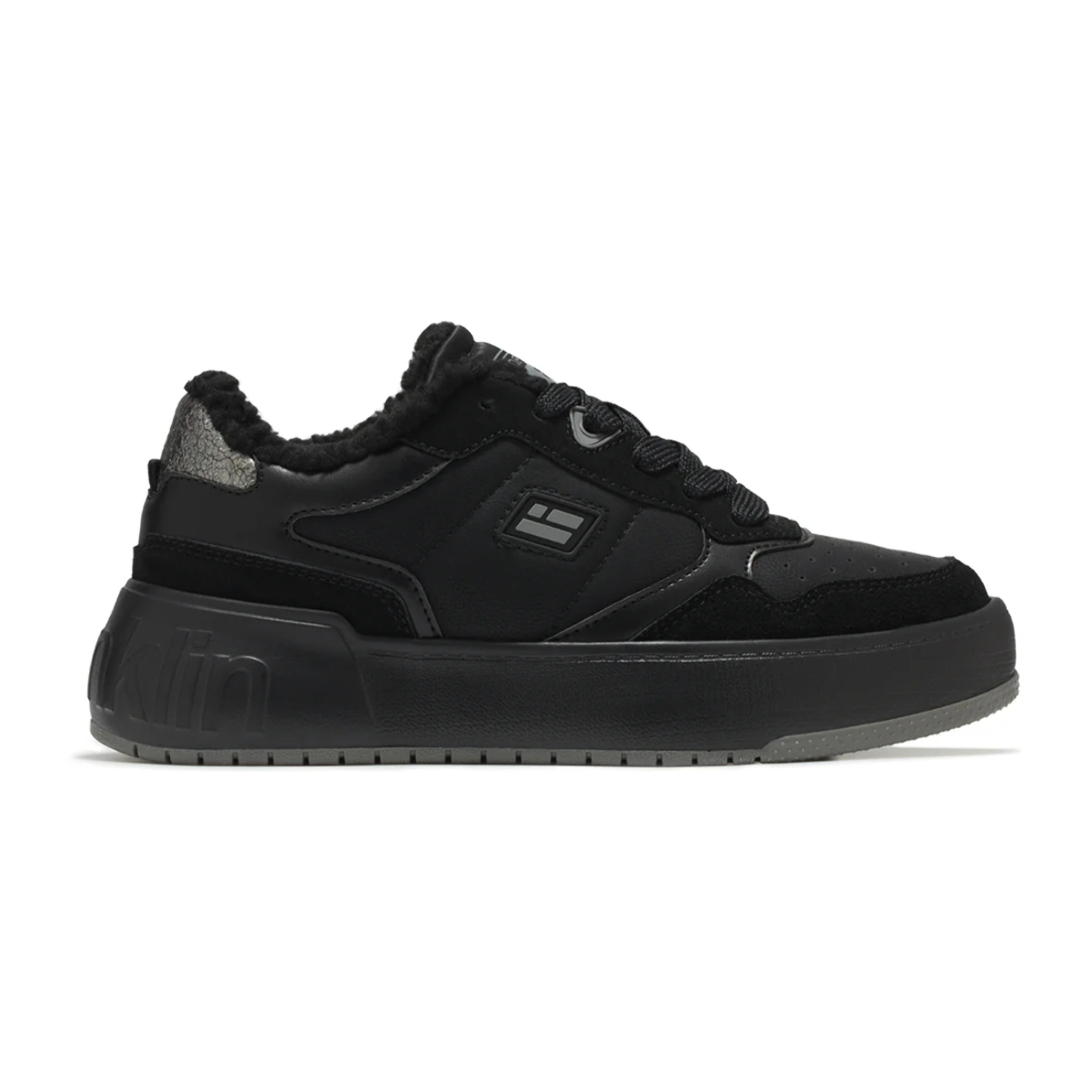 Zapatillas Deportivas de Mujer Court Fleece Full Negro