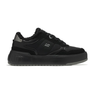 Zapatillas Deportivas de Mujer Court Fleece Full Negro