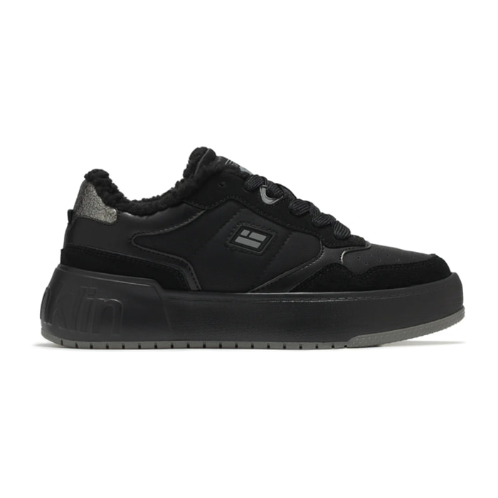 Zapatillas Deportivas de Mujer Court Fleece Full Negro