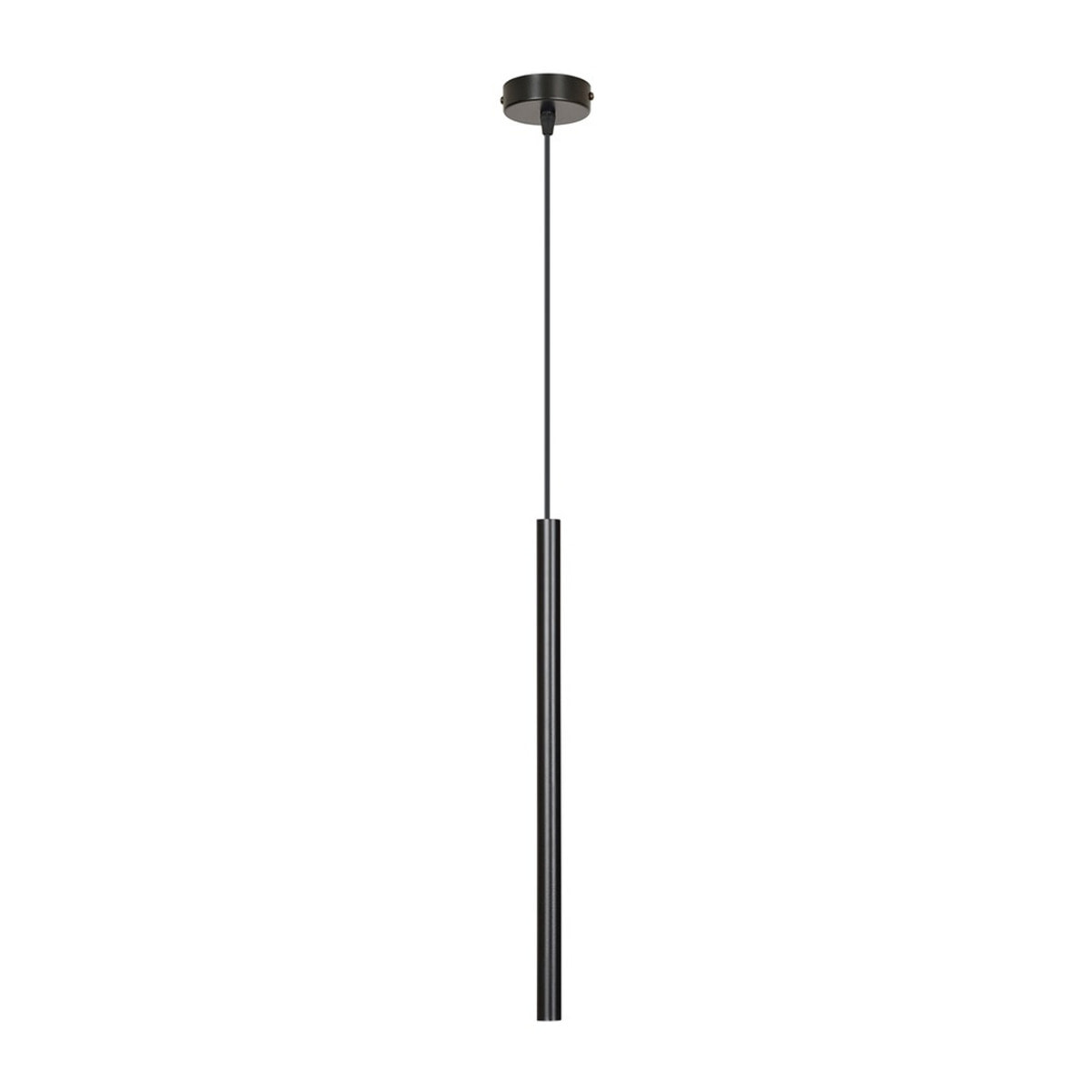 Lampada a sospensione Selter in acciaio nero opaco