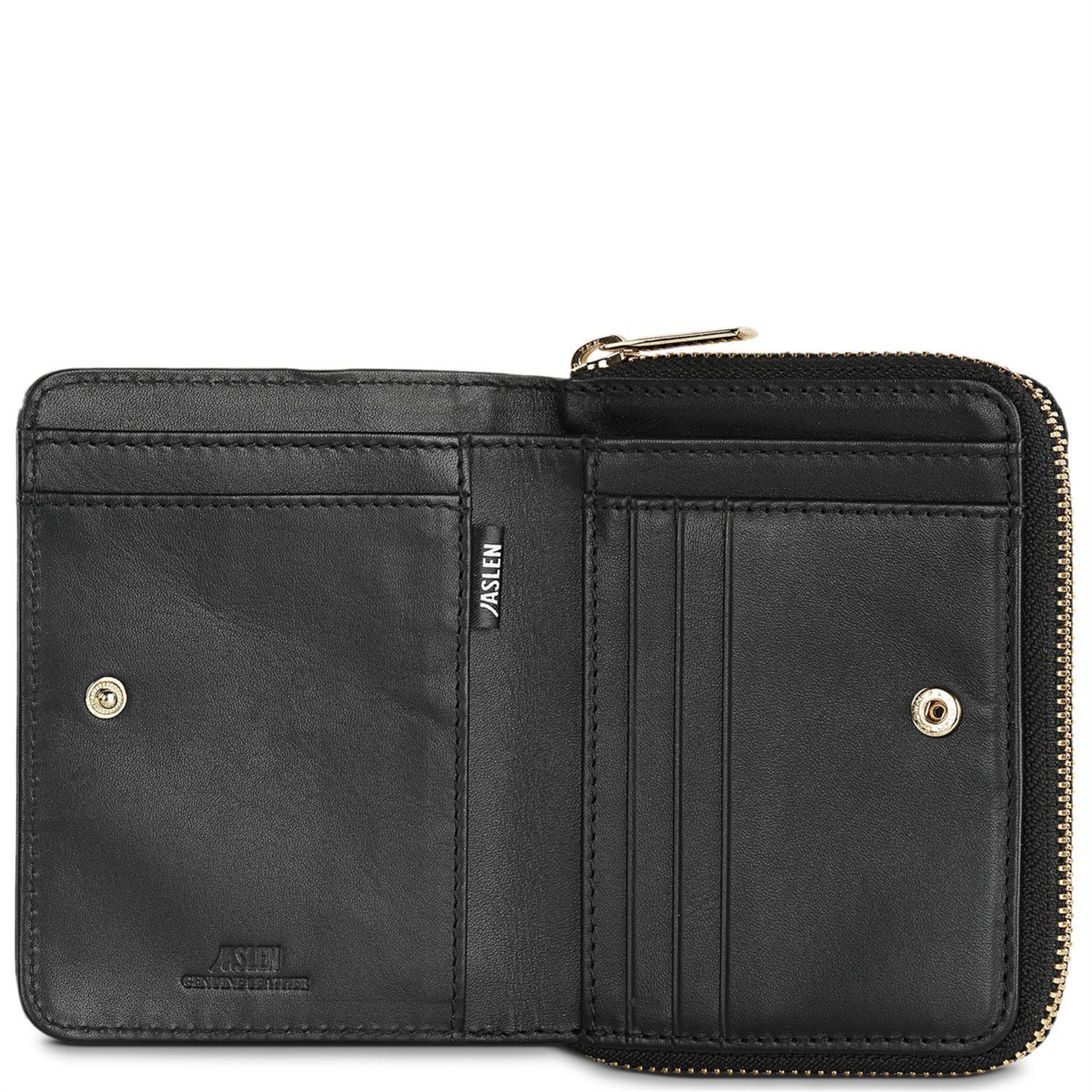 Cartera Mujer Piel Jaslen Georgia Negro